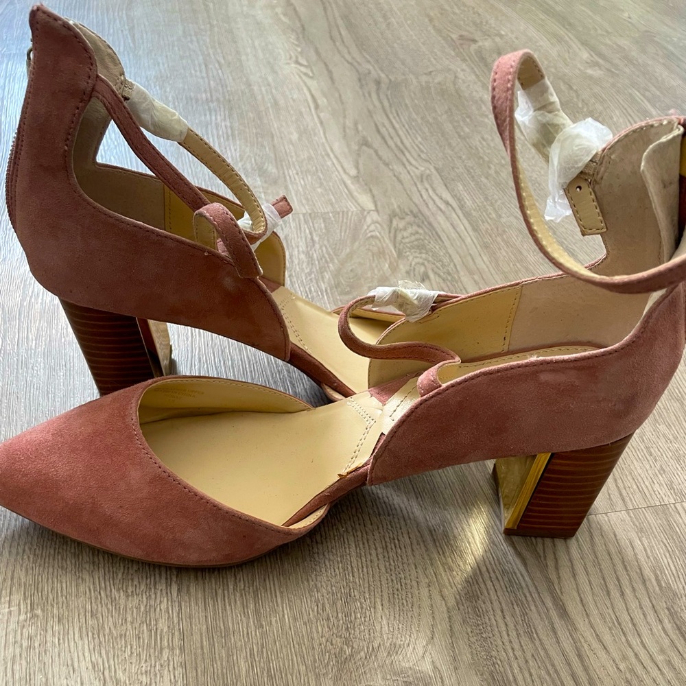 block-heeled ankle strap shoes 9